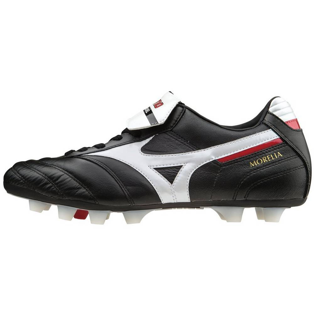 Scarpe Calcio Mizuno Morelia II Made in Japan Uomo - Nere/Bianche - 47291-YPTF